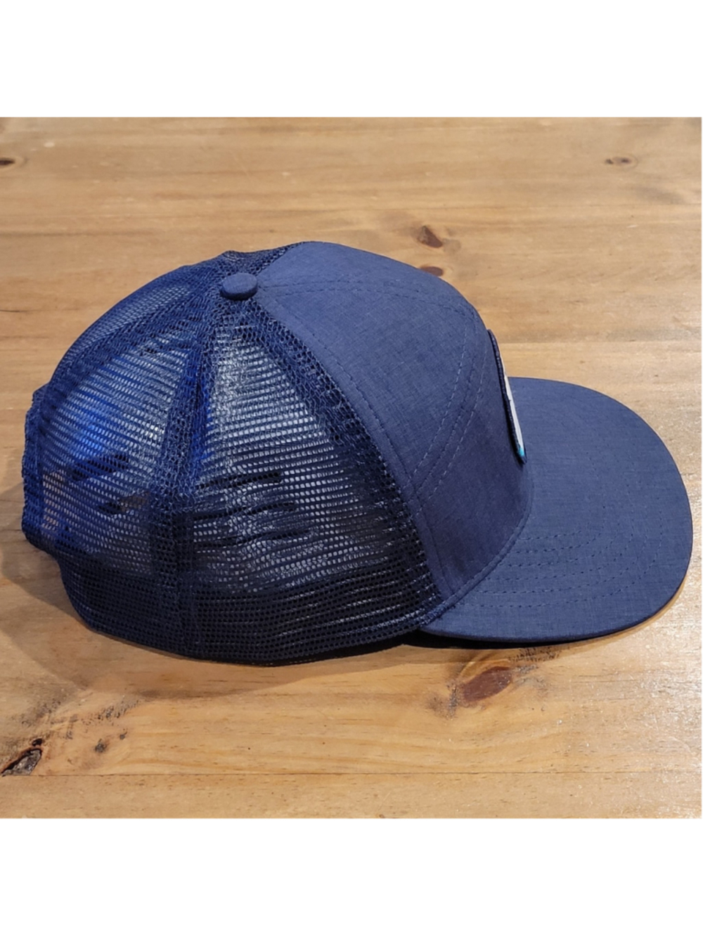 Live Forever Golf Panel Hat Snapback Blue Patch Mesh Back One Size Golfer LFG - Picture 5 of 9